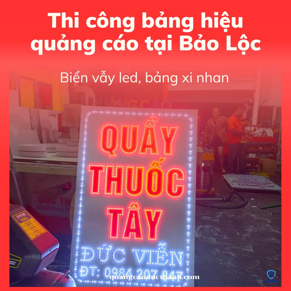 Biển vẫy led, bảng xi nhan