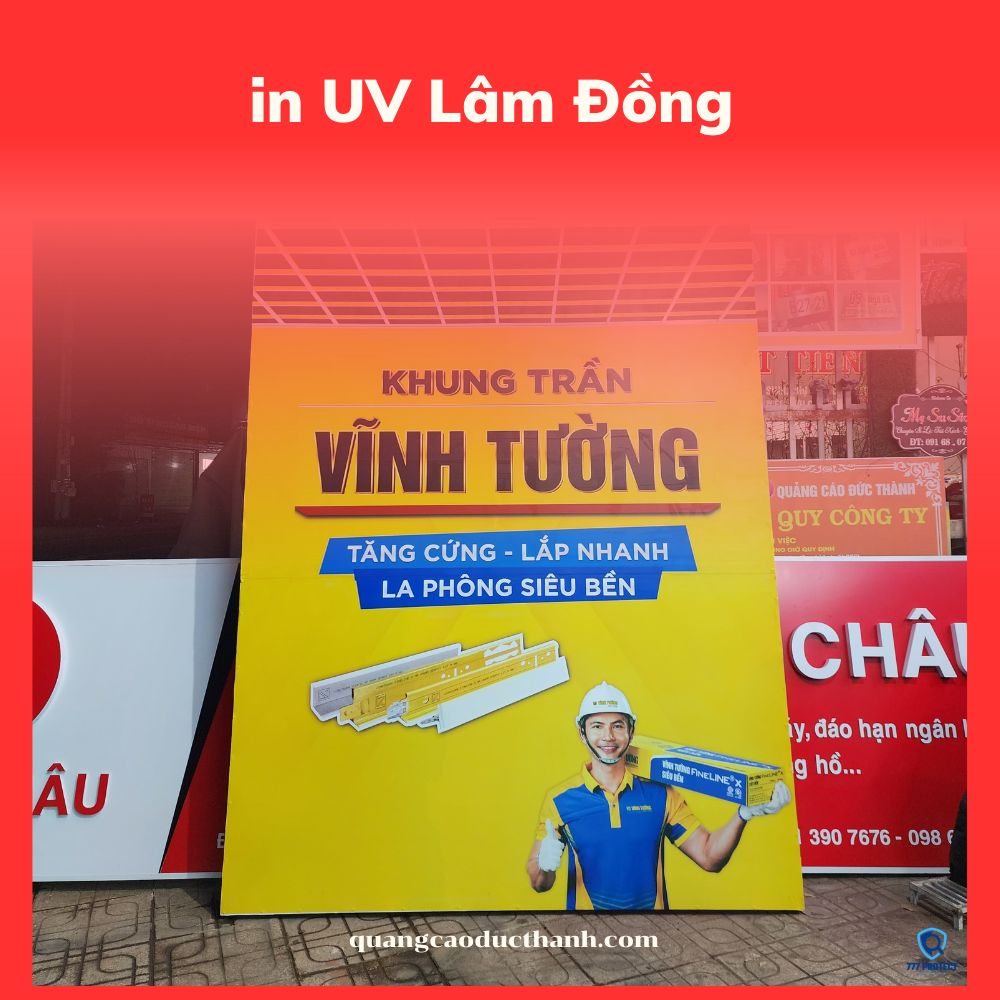 Dịch vụ in UV Lâm Đồng giá rẻ, chất lượng